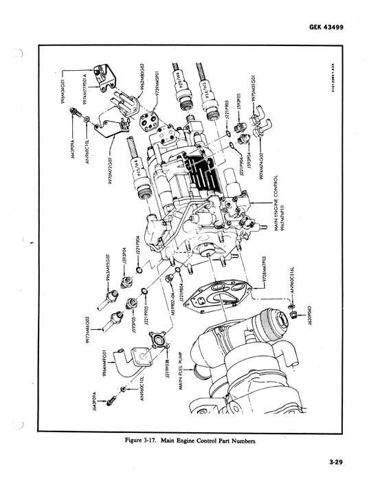 General Electric F101-GE-100 PV Operation and Service Manual GEK 43499