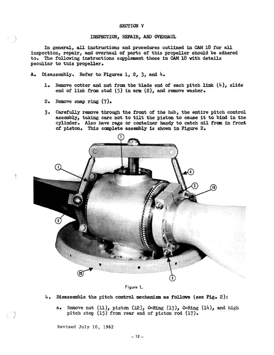 Flottorp F12A-3, -4, -5 Propeller Maintenance Manual