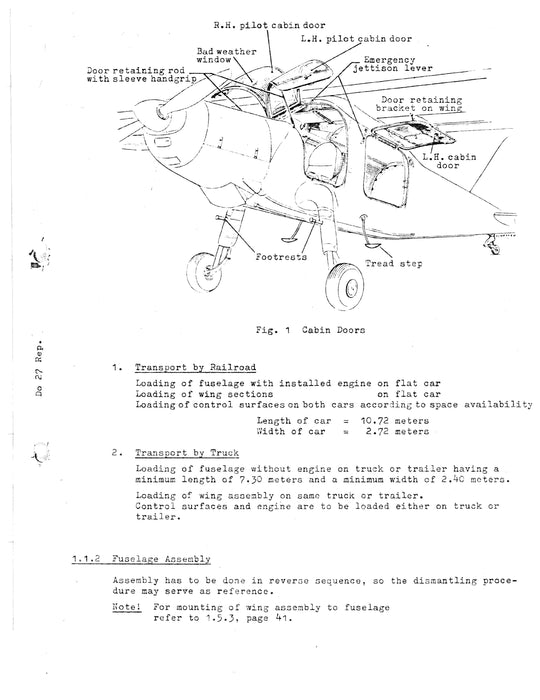 German Do 27 Repair Manual