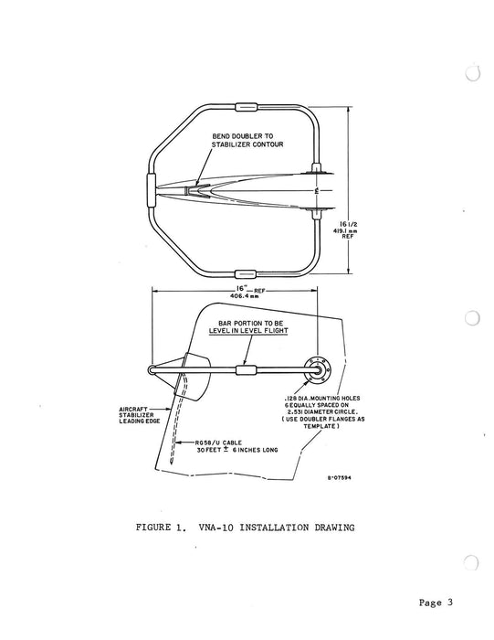 Narco VNA-1 Antenna Installation Manual 5531-620