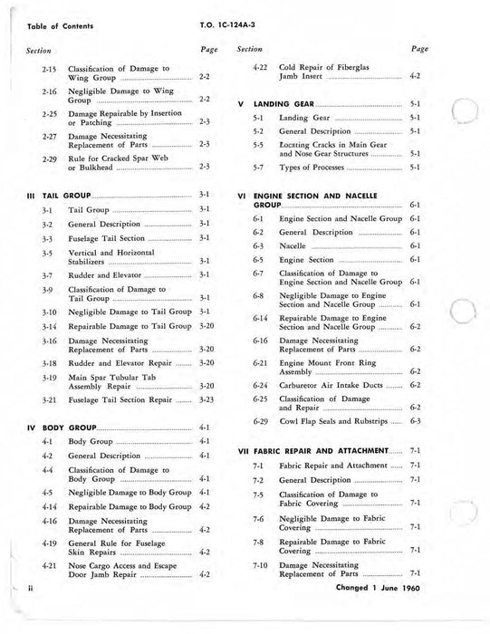 McDonnell Douglas C-124A And C-124C Structural Repair Instructions (1C-124A-2-3)