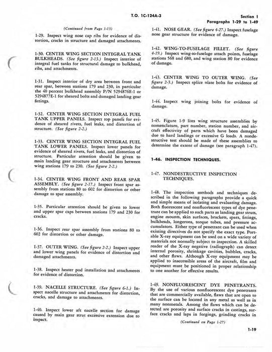 McDonnell Douglas C-124A And C-124C Structural Repair Instructions (1C-124A-2-3)