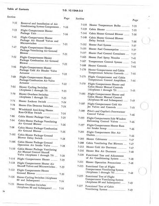 McDonnell Douglas C-124A And C-124C Maintenance Instructions Volume III Pneudraulics (1C-124A-2-3)