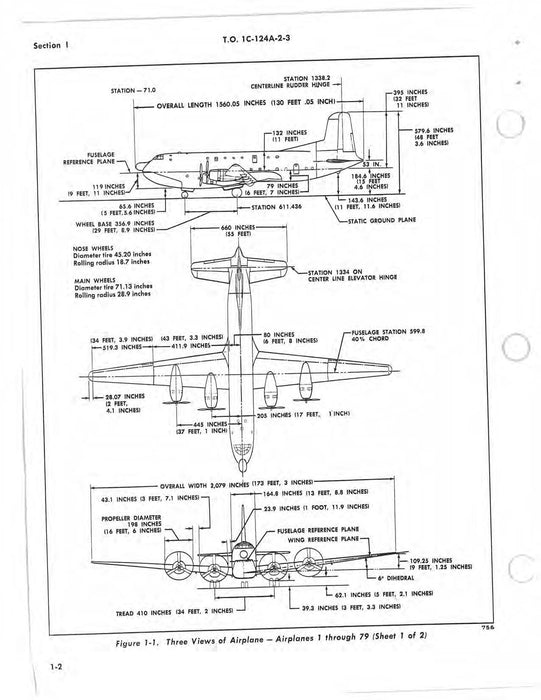 McDonnell Douglas C-124A And C-124C Maintenance Instructions Volume III Pneudraulics (1C-124A-2-3)