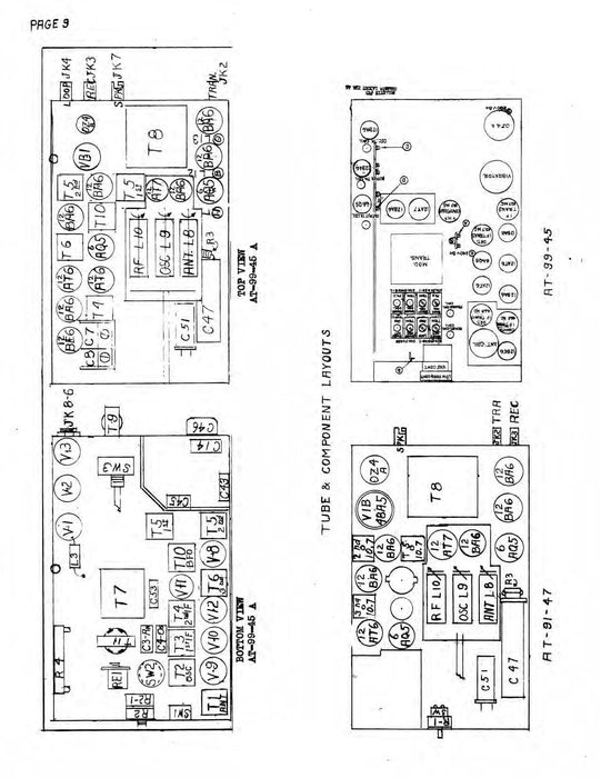 Avigators AT-99-45A,45 & AT-91-47 1954 Maintenance Instructions (AYAT9945A-54-MC)