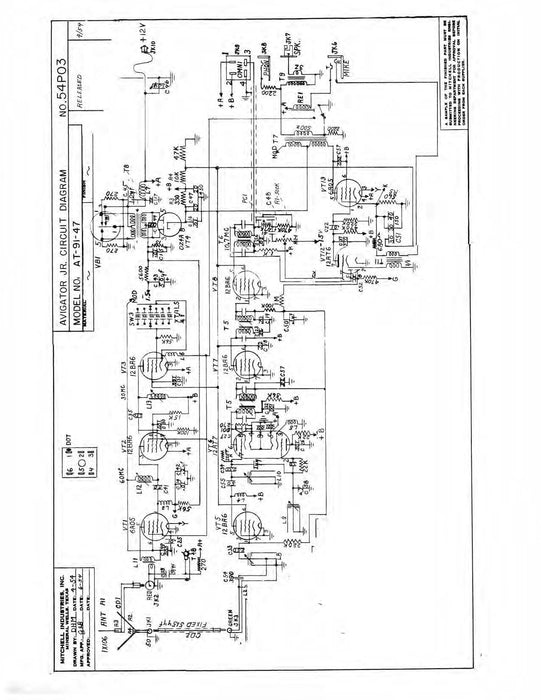 Avigators AT-99-45A,45 & AT-91-47 1954 Maintenance Instructions (AYAT9945A-54-MC)