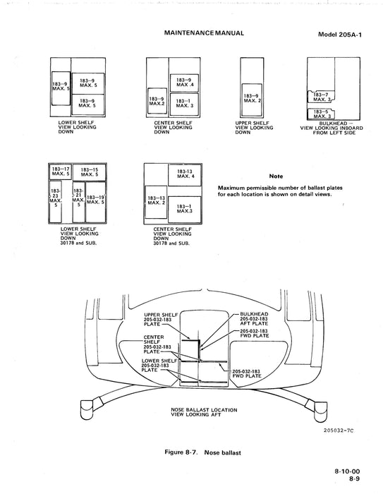 Bell Helicopter 205A-1 Maintenance Manual