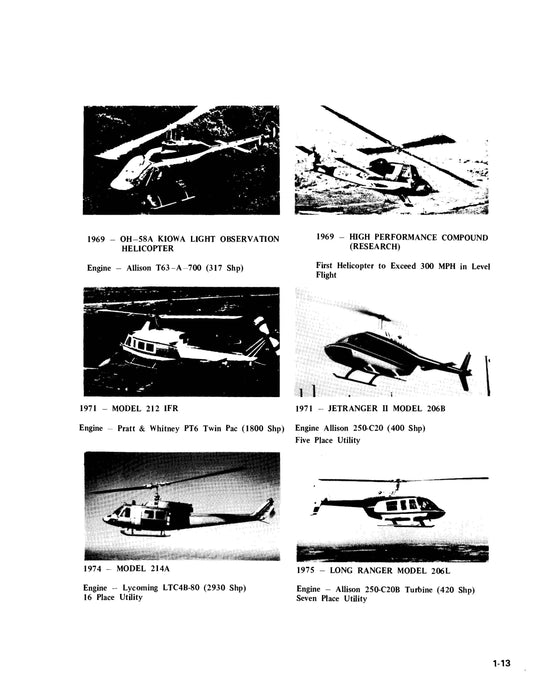 Bell Helicopter 206B 1978 Maintenance & Overhaul Manual