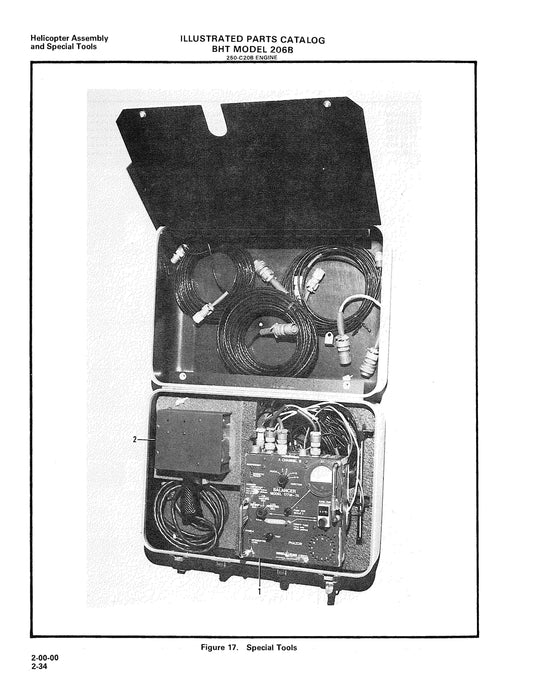 Bell Helicopter 206B 1981 Illustrated Parts Catalog