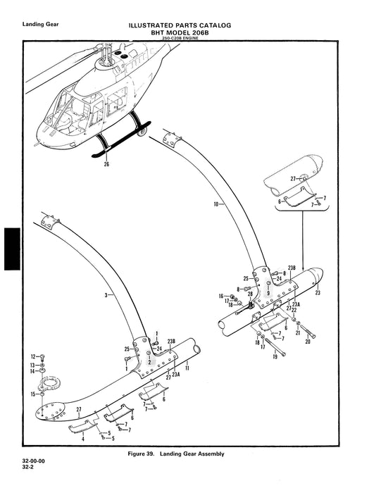 Bell Helicopter 206B 1981 Illustrated Parts Catalog