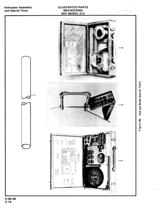 Bell Helicopter Model 212 1978 Illustrated Parts Breakdown