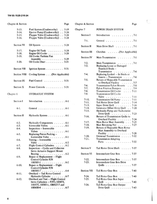 Bell Helicopter UH-1D,H 1971 DS and GS Maintenance Manual TM 55-1520-210-34