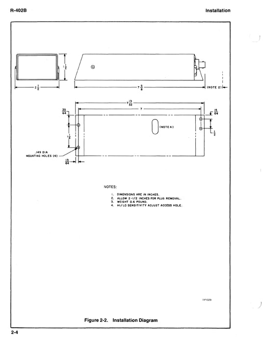 Cessna 400 Marker Beacon R-402B Maintenance & Parts Manual 7010437