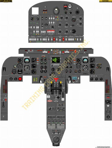 Aviation Training Graphics Gulfstream G1 Handheld Cockpit Poster ...