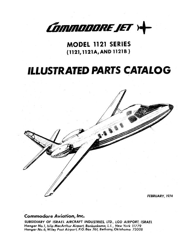 Aero Commander 1121, 1121A, 1121B Series Illustrated Parts Catalog (AC ...