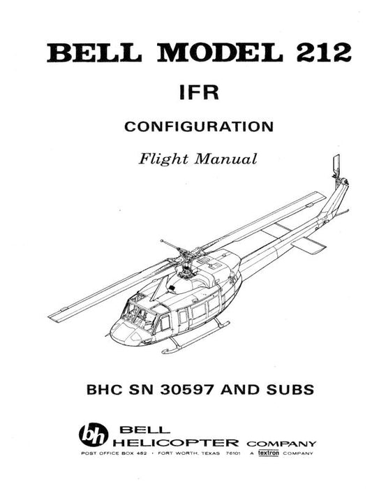 Bell Helicopter Model 212 IFR Configuration Flight Manual