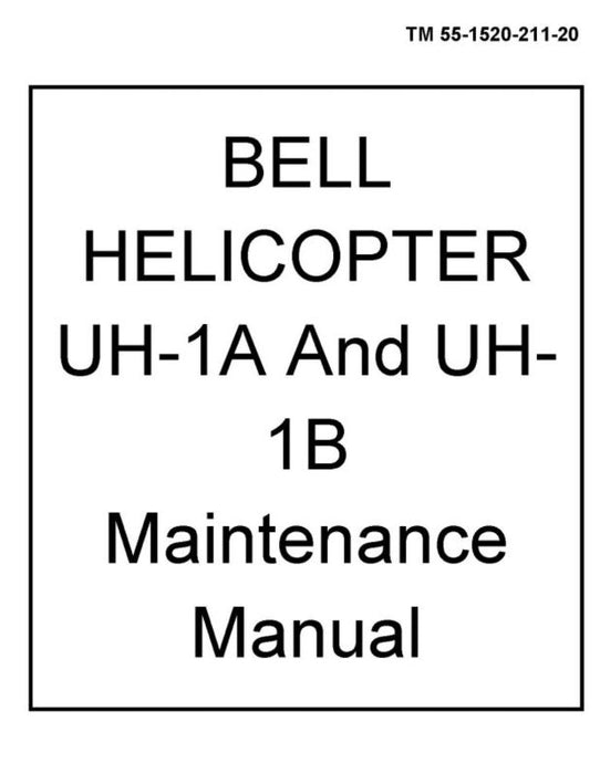 Bell Helicopter UH-1A,B 1964 Maintenance Repair Parts & Special Tools List